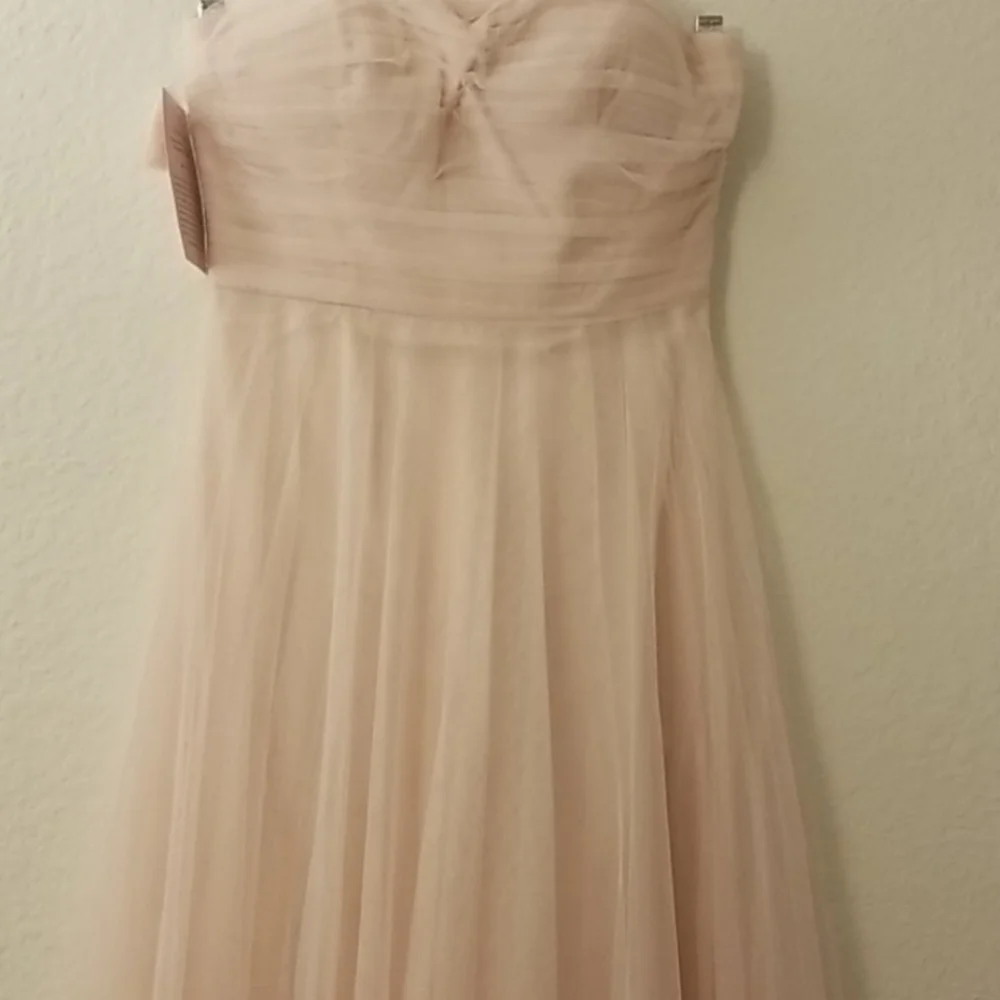 BHLDN × Jenny Yoo Ryder Strapless Open Back Convertible Dress Size 2 Blu… - Picture 8 of 8